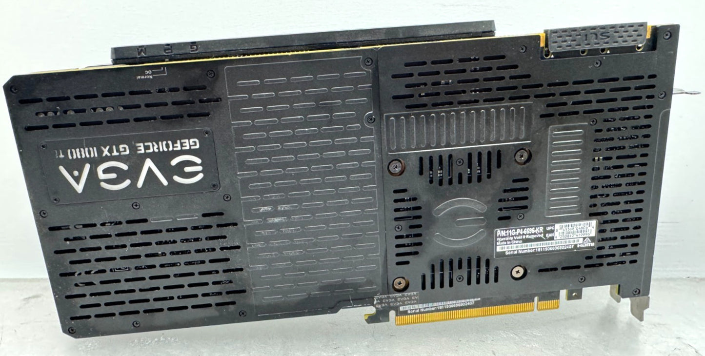 EVGA Nvidia GeForce GTX 1080 TI 11G-P4-6696-KR GDDR5X Graphics Card