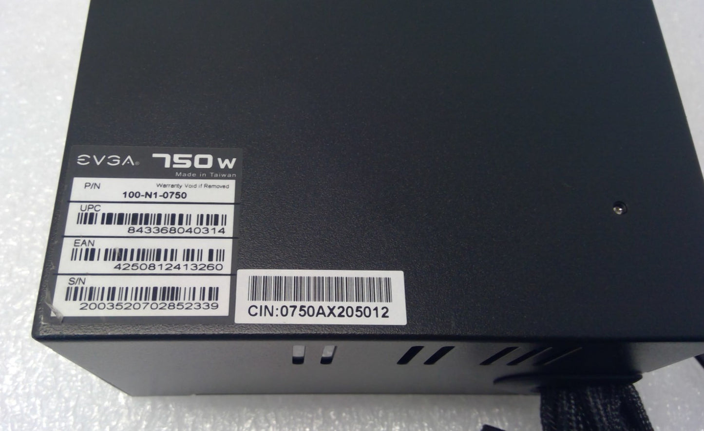 EVGA 750 N1 750W Power Supply (100-N1-0750)