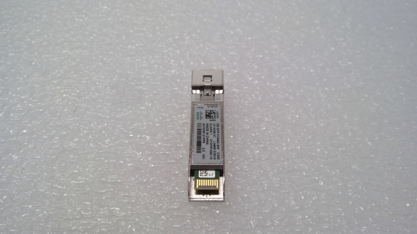 Cisco DS-SFP-FC64G-SW, 64GB P/N 10-3538-01, SW SFP with hologram
