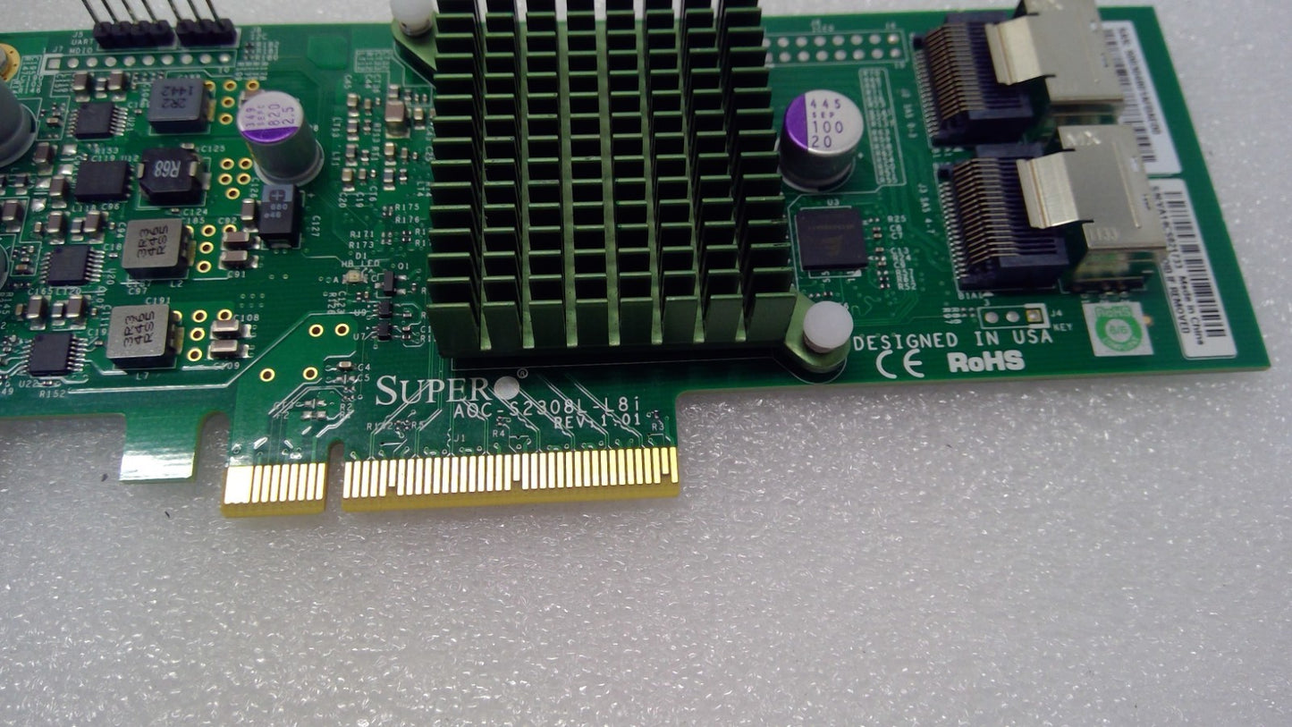 Supermicro AOC-S2308L-L8i SAS/SATA PCIe 3.0 x8 Raid Controller 12Gb/s 8-Port