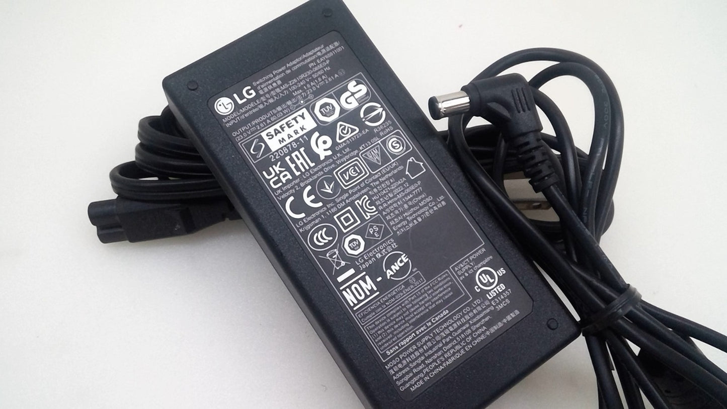 Original OEM LG SC9S Wi-Fi SoundBar EAY65911001 MS-Z2610R230-065E0-P AC Adapter