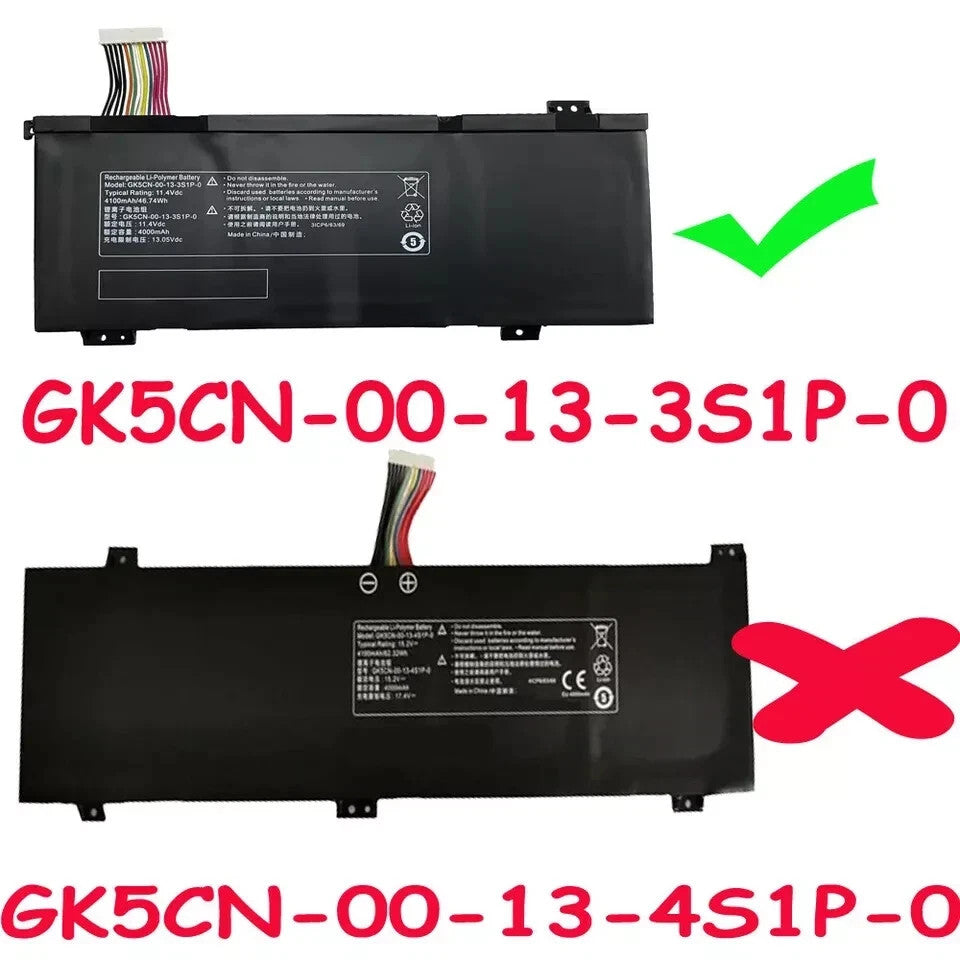 GK5CN-00-13-3S1P-0 Battery for Schenker XMG Neo Core 15 17 Mechrevo X8Ti X9Ti Z2