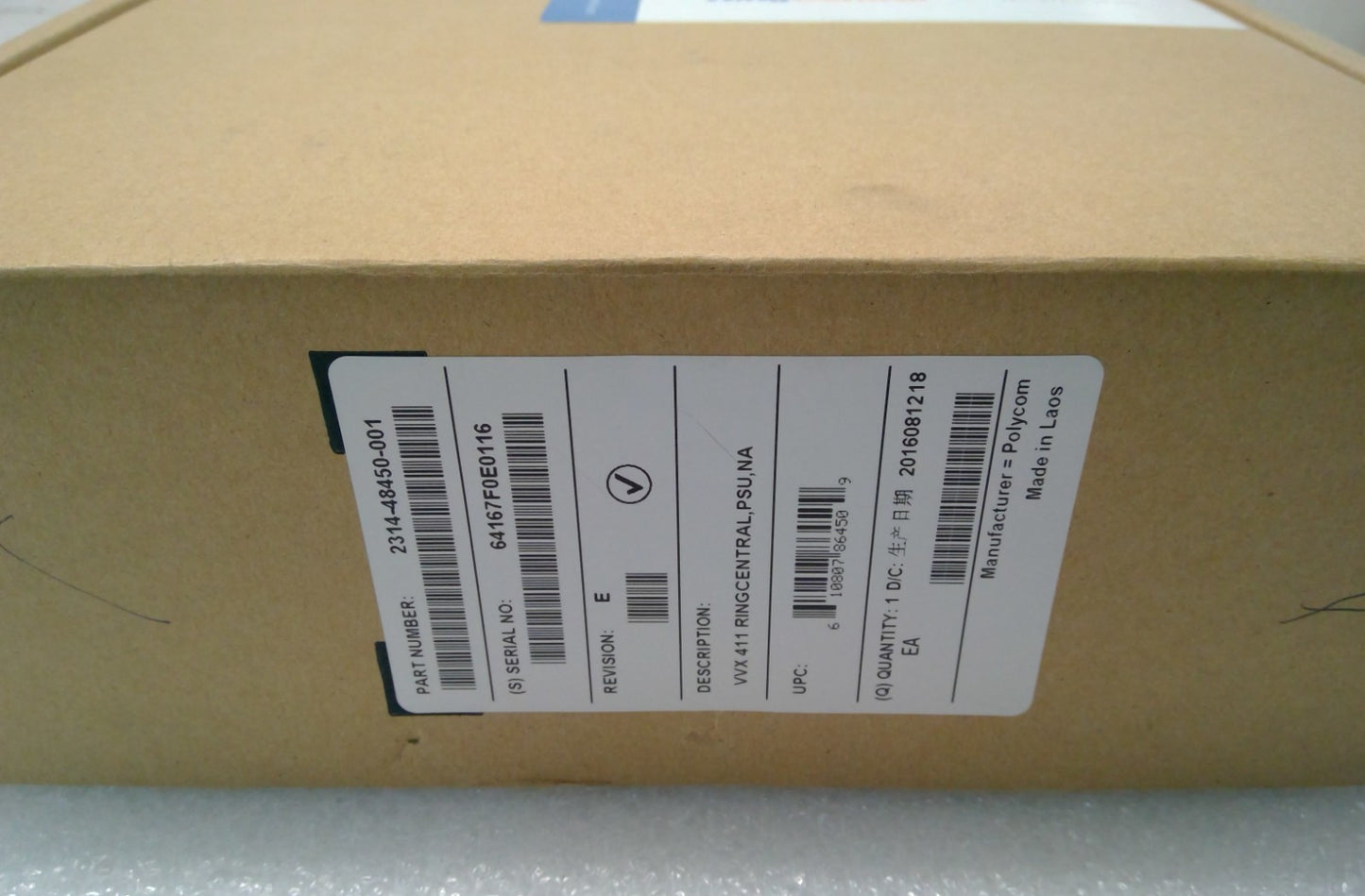 Polycom VVX 411 12-Line PoE desktop VoIP SIP Phone (2314-48450-001)