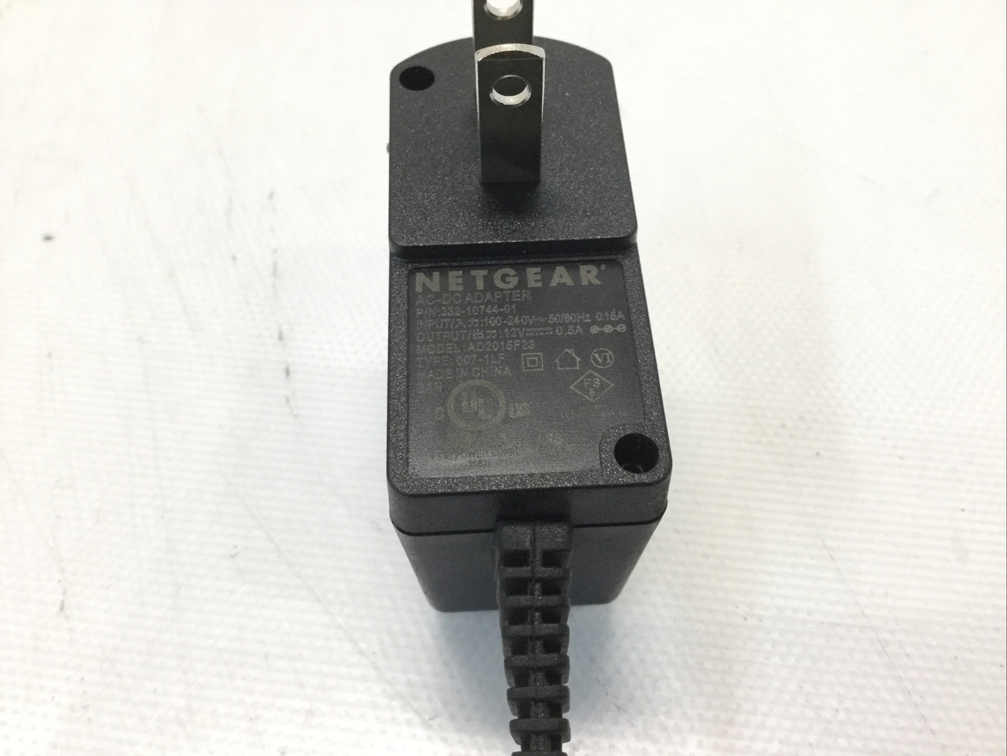 (10) 12V 0.5A AC/DC Adapter Netgear Power Supply 332-10744-01 AD2015F23 5.5mm