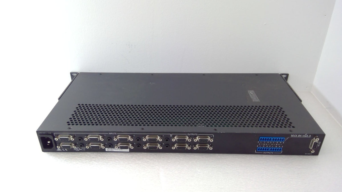Extron MVX 84 VGA A 8x4 Matrix Switcher High Res Video Stereo Audio W/Cable