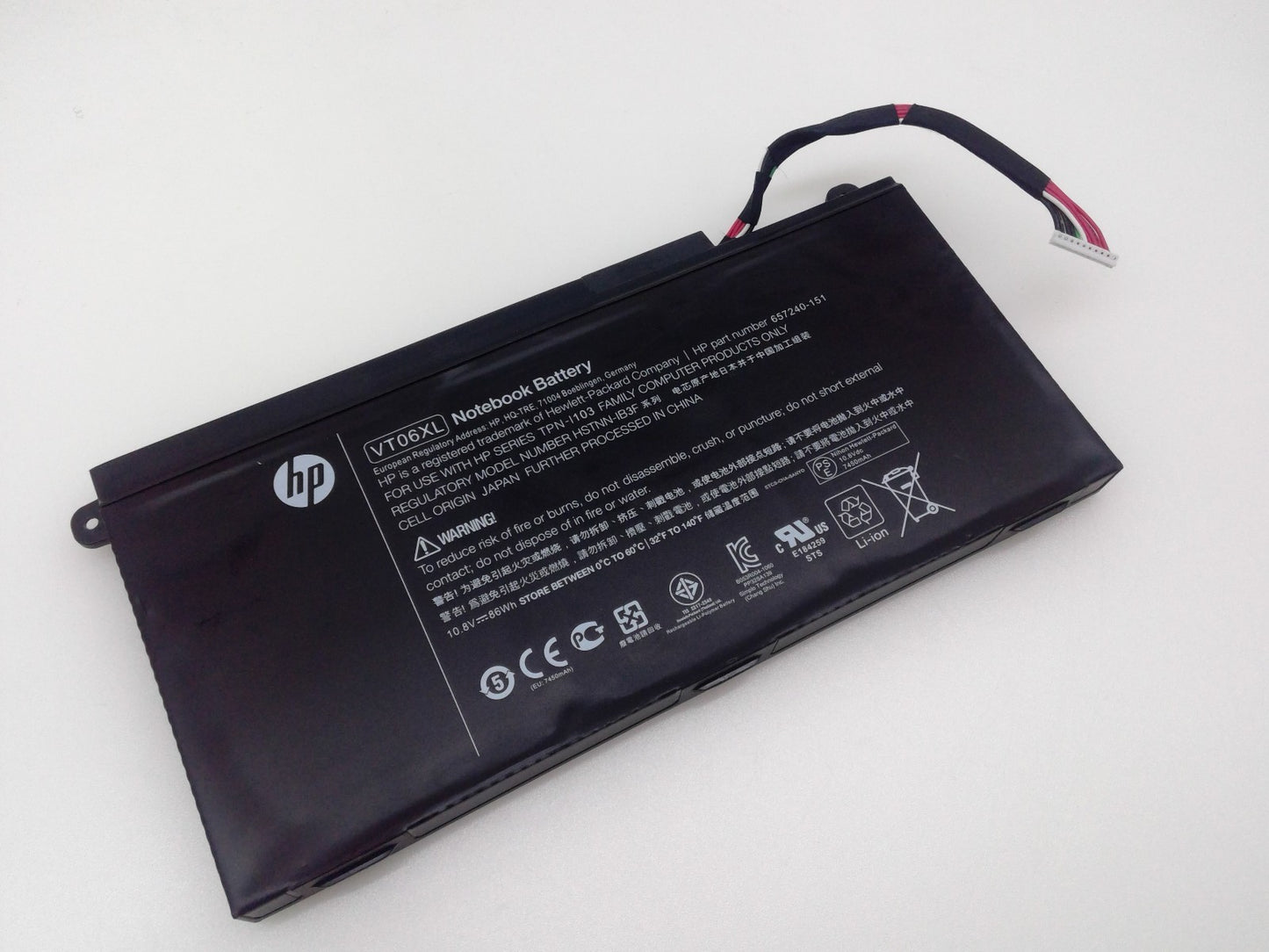 Genuine VT06XL Battery For HP Envy 17-3000 17T-3000 TPN-I103 HSTNN-IB3F VT06