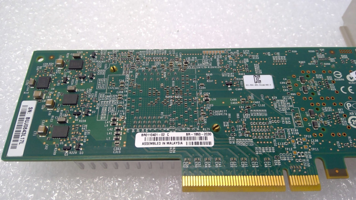 Brocade BR0110401-02 Dual Port 16GB HBA 8G SFP BR-1860-2C00