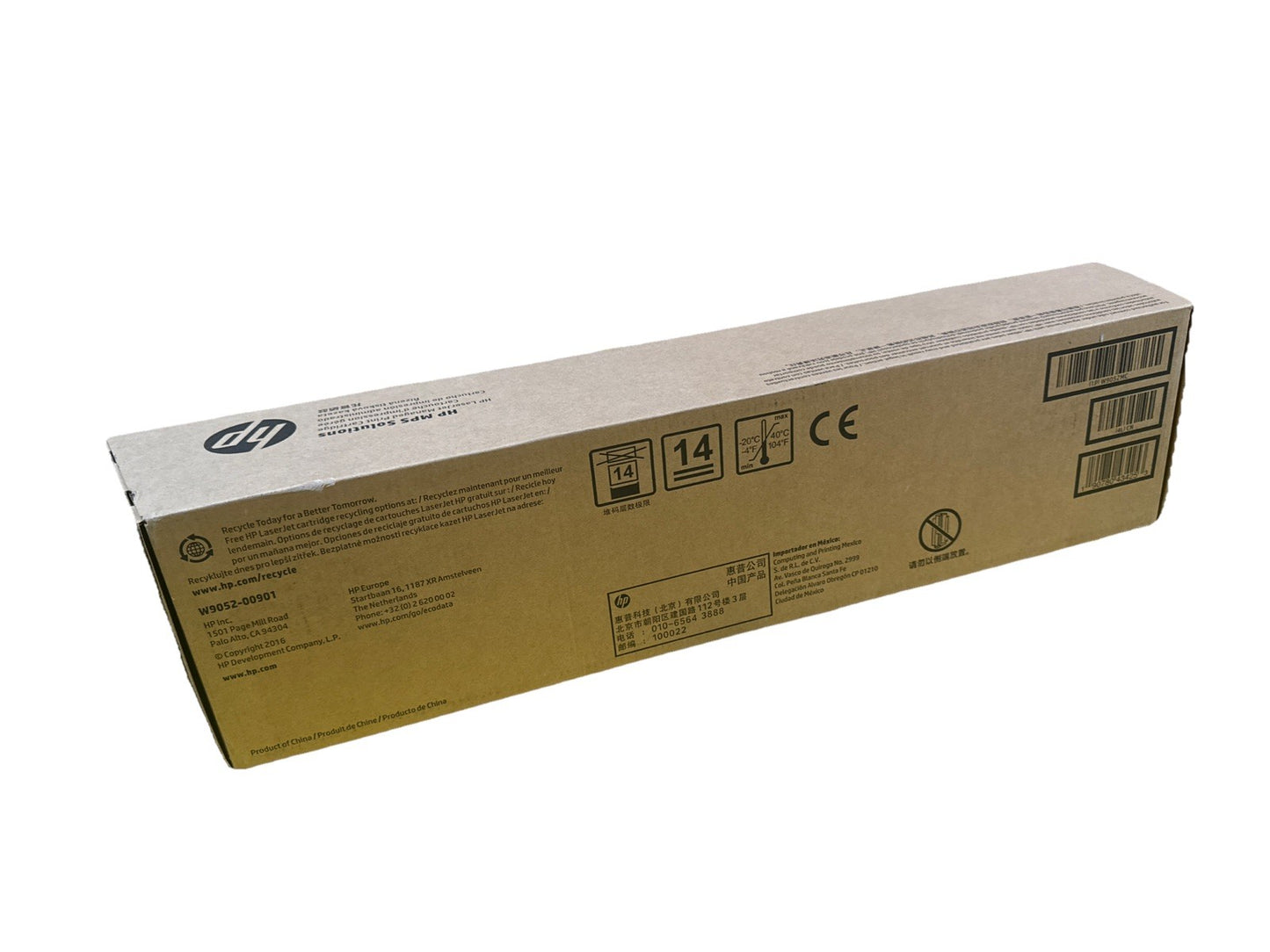 HP W9052MC Yellow Toner Cartridge Original For E87650, MFP E87650, New