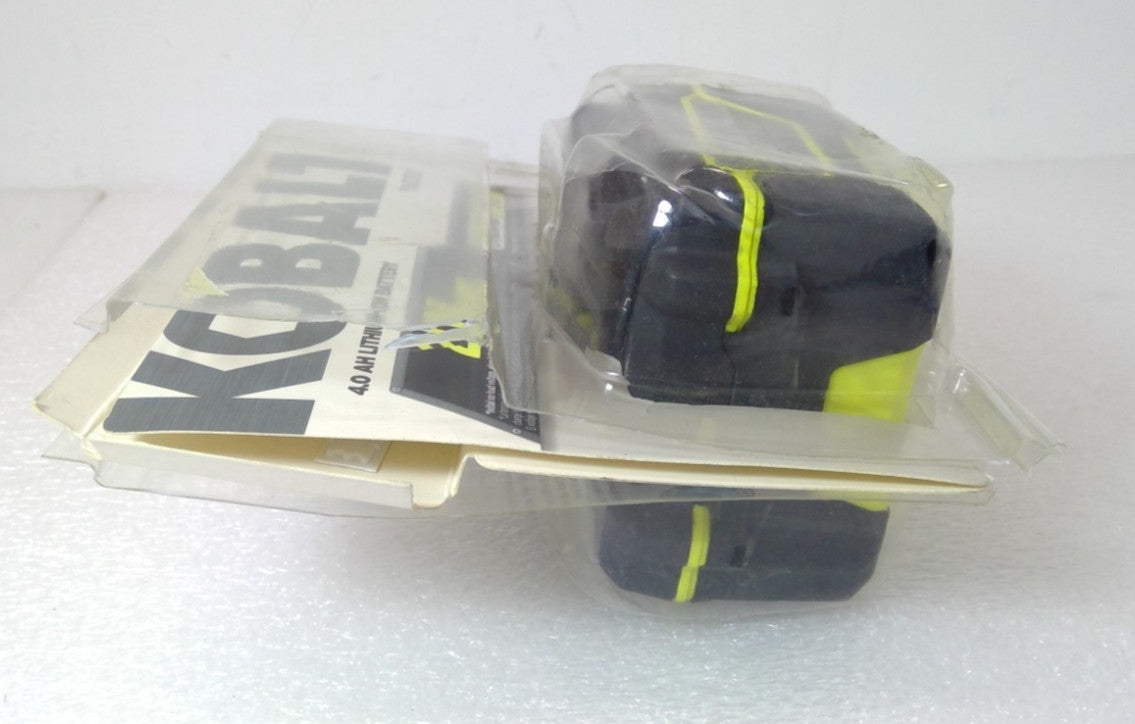KOBALT #0437531 20V MAX LITHIUM-ION 4.0Ah up to 3X RUN BATTERY *Damaged package*