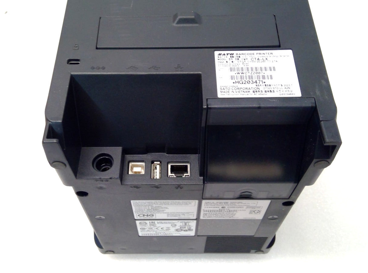 SATO CT4-LX Smart 4-inch Touchscreen business desktop thermal label printer
