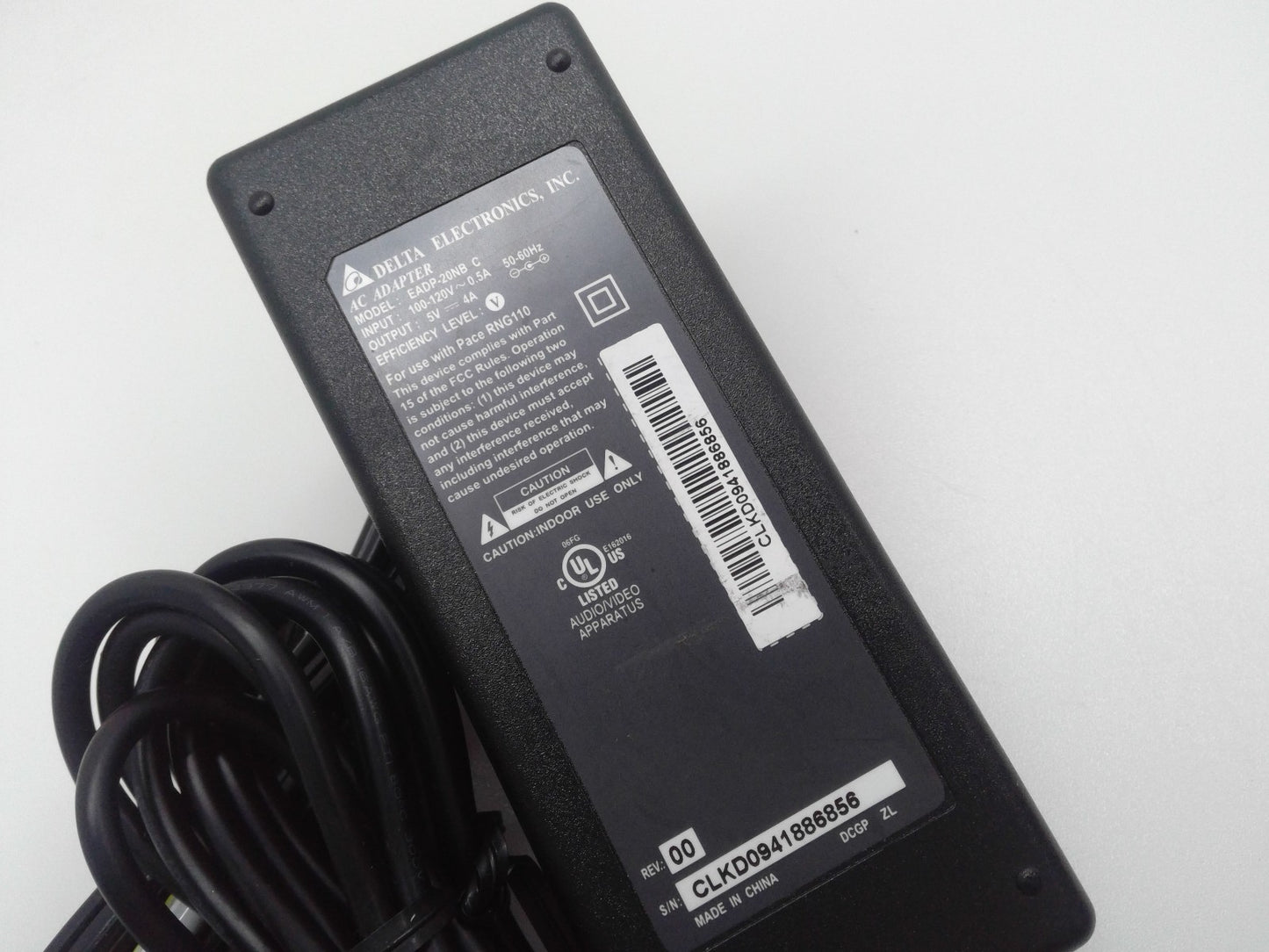 Genuine Delta AC Adapter EADP-20NB C 5V 4A Power Supply 5.5*2.1MM