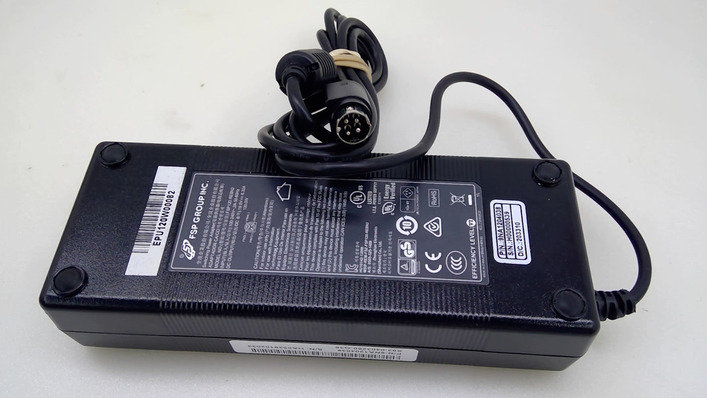 FSP FSP120-REBN2 9NA1204038 120W 19V 6.32A 4-Pin AC Adapter w/ Cord