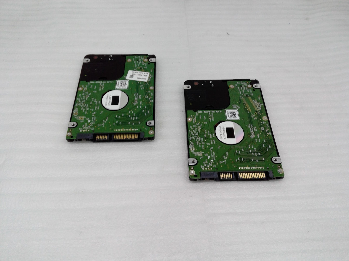 Lot of 2 Genuine WD Black WD5000LPLX 500GB 7200 RPM 6.0 Gbp/s SATA HDD