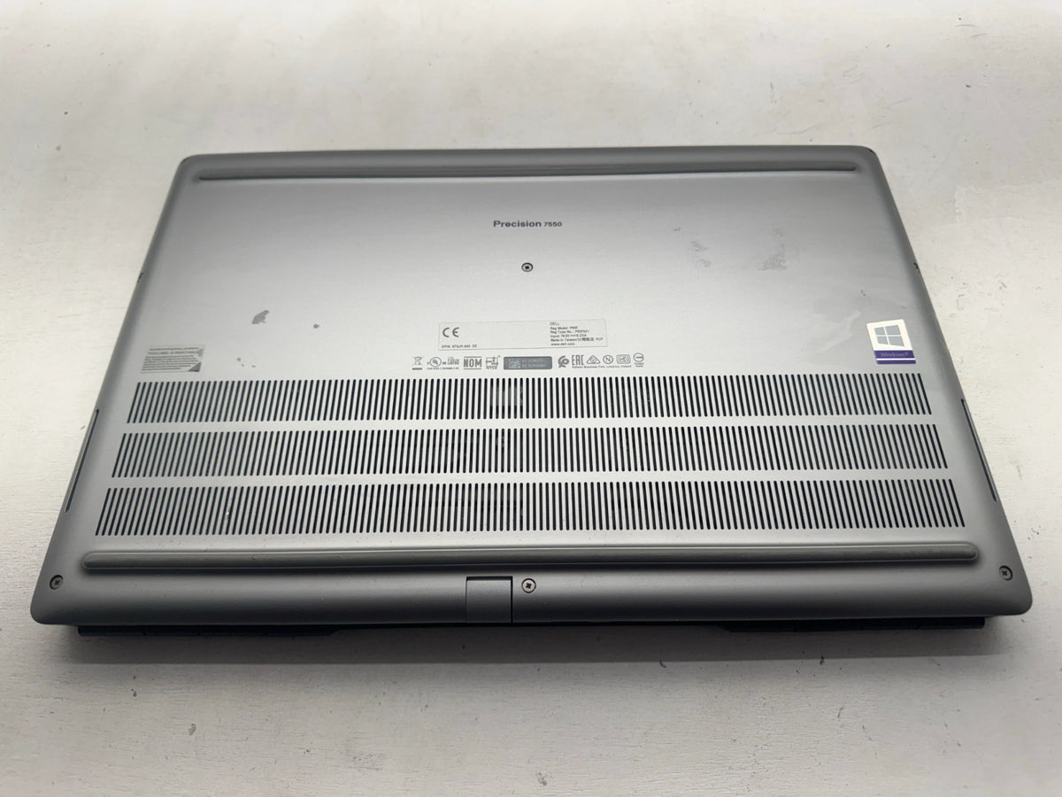 Dell Precision 7550 i7-10850H@2.70GHz 32GB 512GB T2000 Win11 "no camera *READ*
