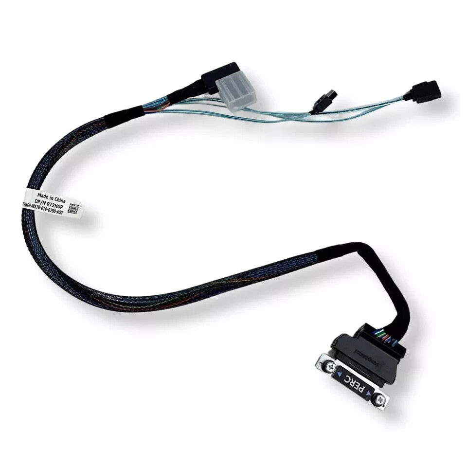 LOT OF 10 Dell PowerEdge R430 MINI SAS SATA SSD BP to PERC Cable 72HGP 072HGP