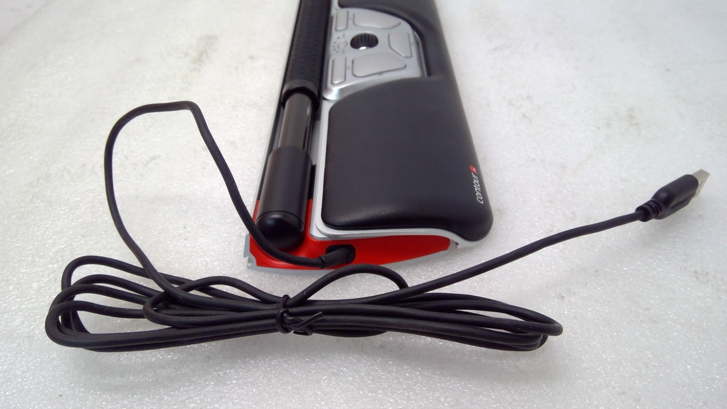 RM-RED Contour Design RollerMouse Wired Mouse - Red