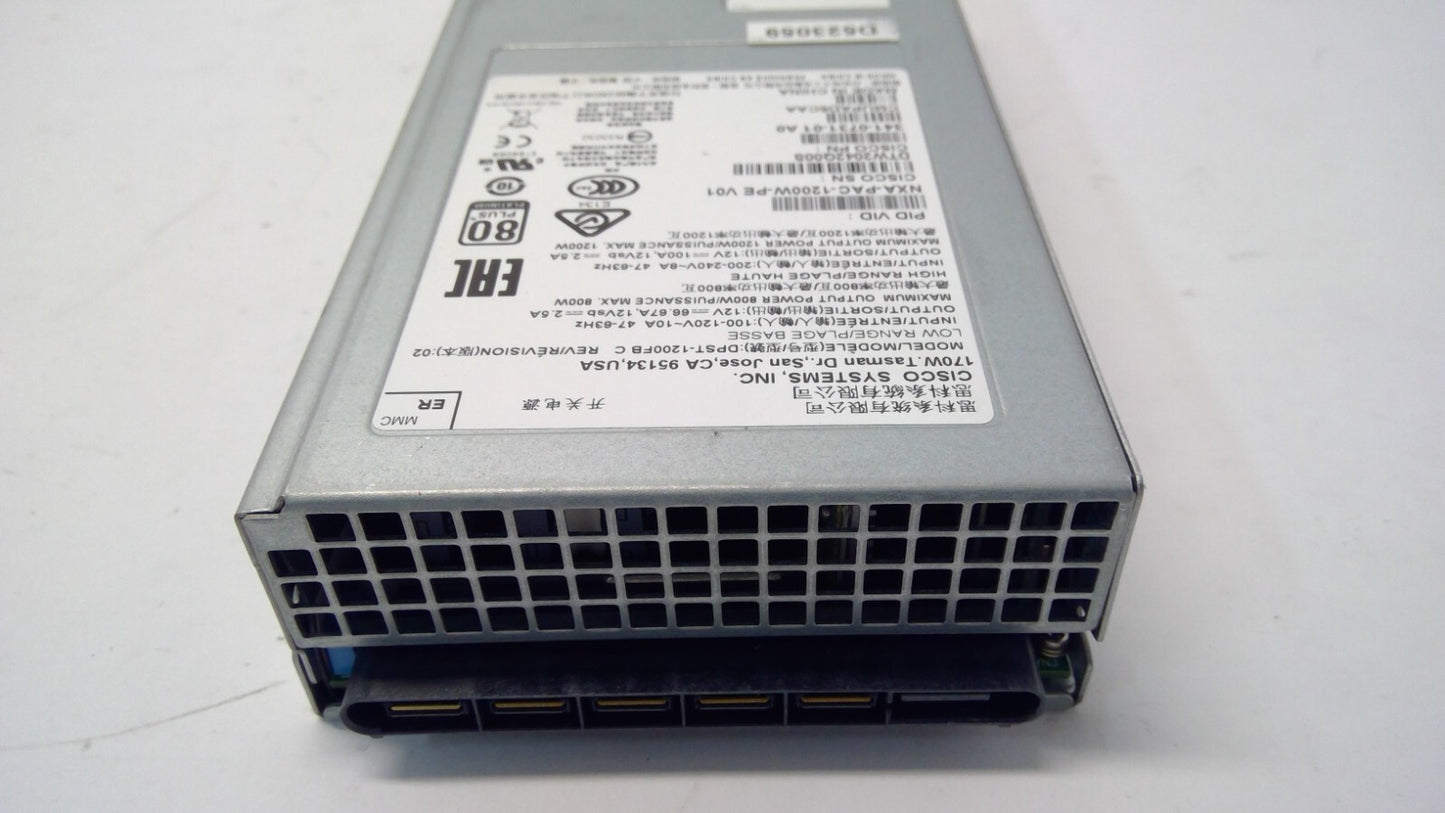 Cisco NXA-PAC-1200W-PE DPST-1200FB Power Supply 341-0731-01