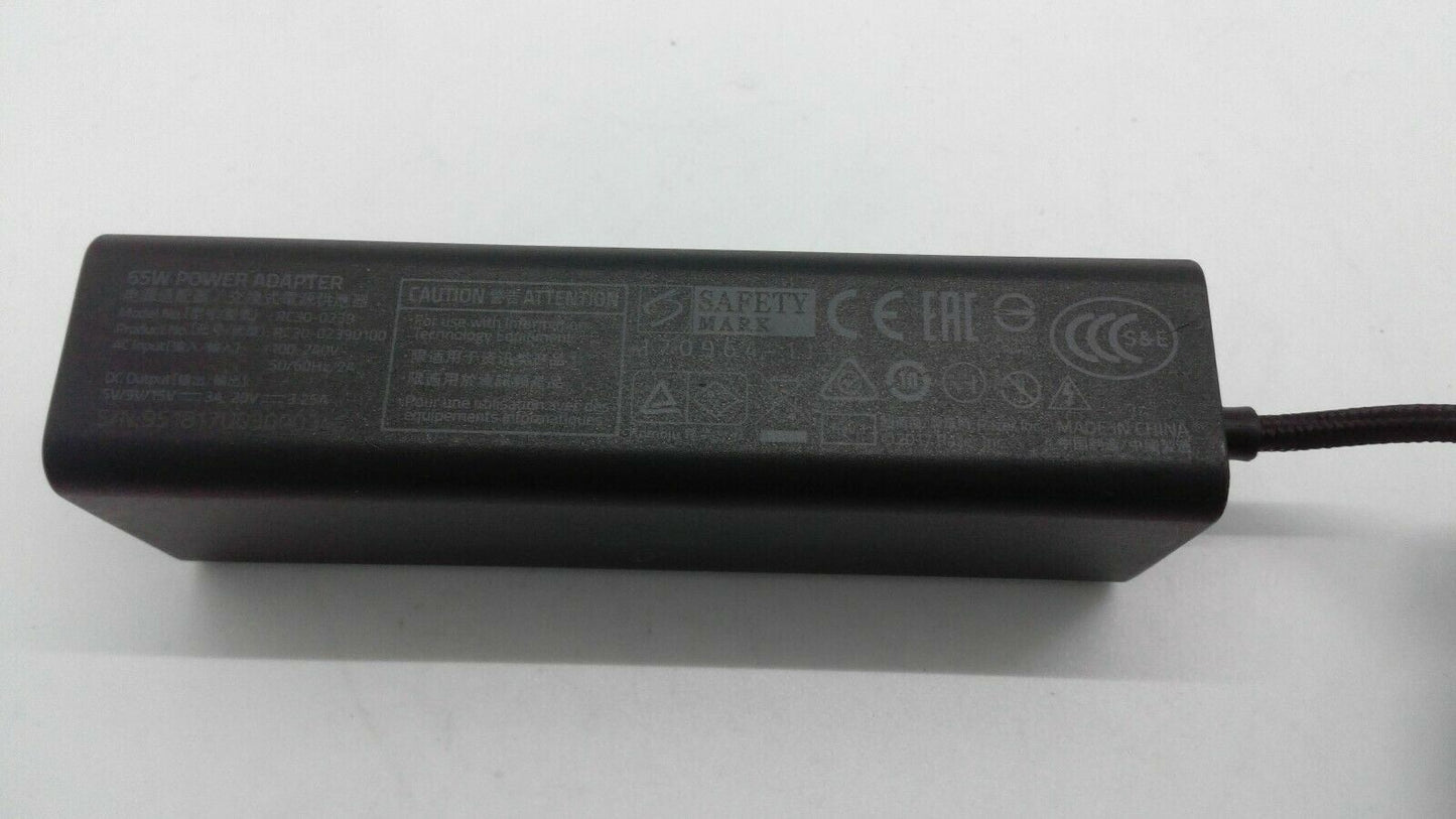 Geniune Razer RC30-0239 65W USB-C Power Adapter
