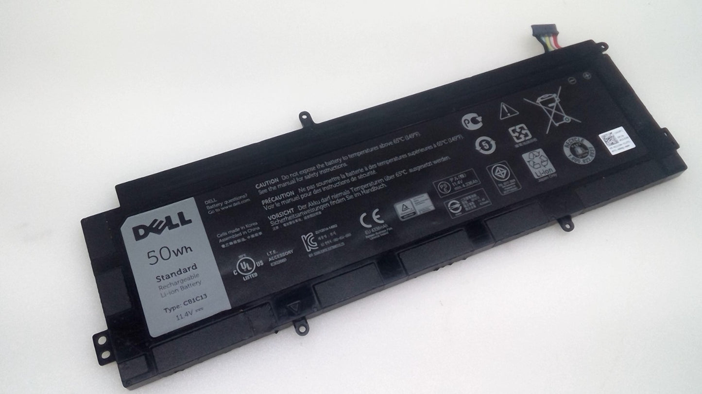 Genuine 11.4V 50Wh CB1C13 Battery for Dell Chromebook 11 1132N 01132N Notebook