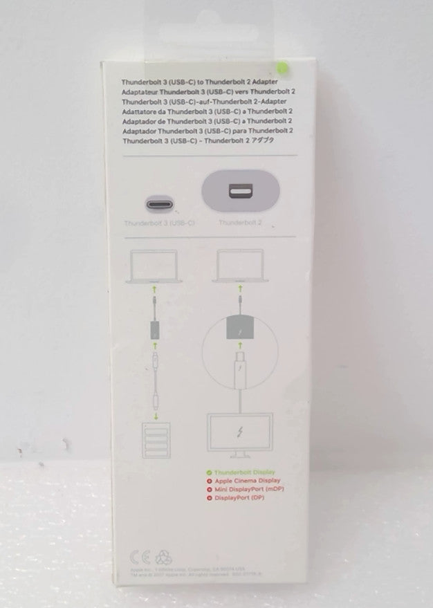 NEW Genuine OEM Apple Thunderbolt 3 (USB-C) to Thunderbolt 2 Adapter A1790