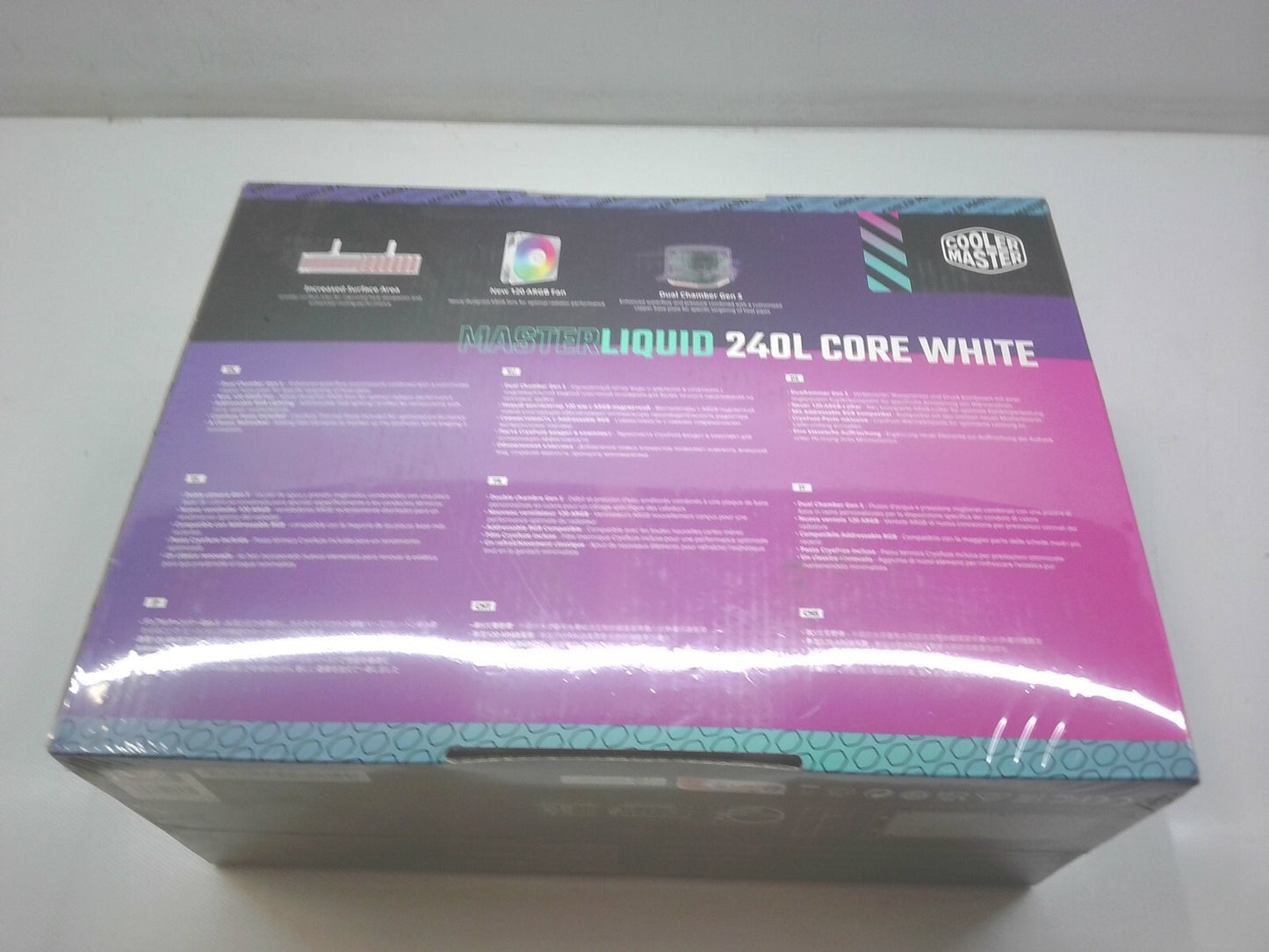 NEW Cooler Master MasterLiquid 240L Core White 240mm AIO CPU Cooler Intel/AMD