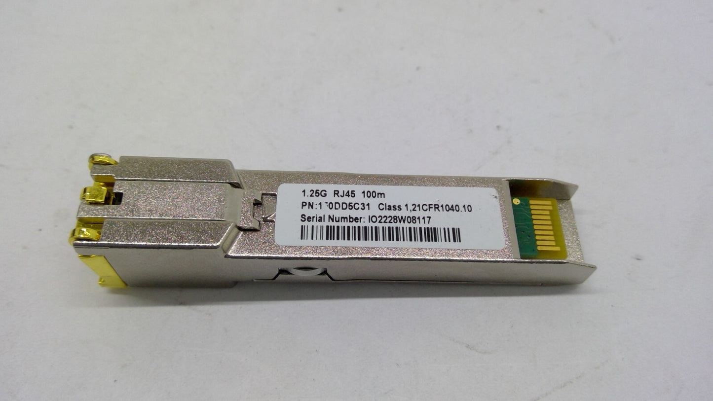 Integra Optics 150DD5C31  1.25G RJ45 1000Base-T SFP Module Copper 3HE00062CB-IO