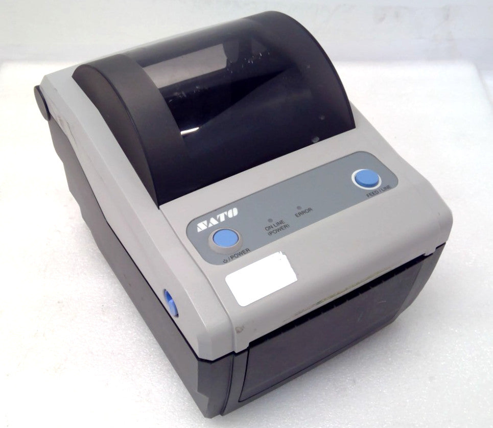 SATO CG412DT Direct Thermal Barcode Label Printer USB LAN CG412DT-LAN /NO AC