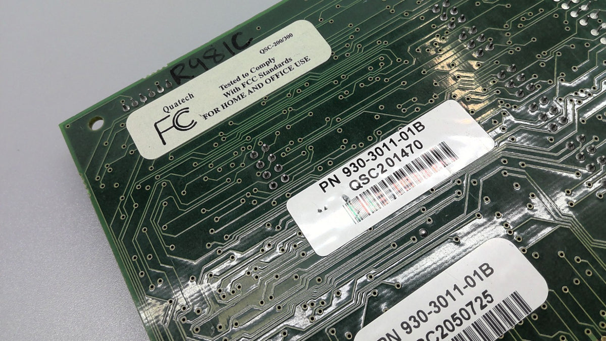 QUATECH QSC-200/300 REV.B 930-3011-01B PCI Interface Card