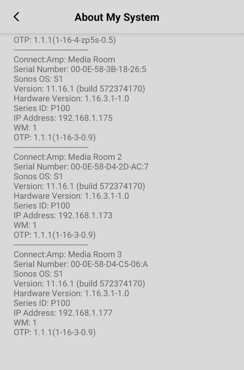 Sonos Connect:Amp Digital Music Streamer Gen 1 S1 App Only Tested Free Shipping