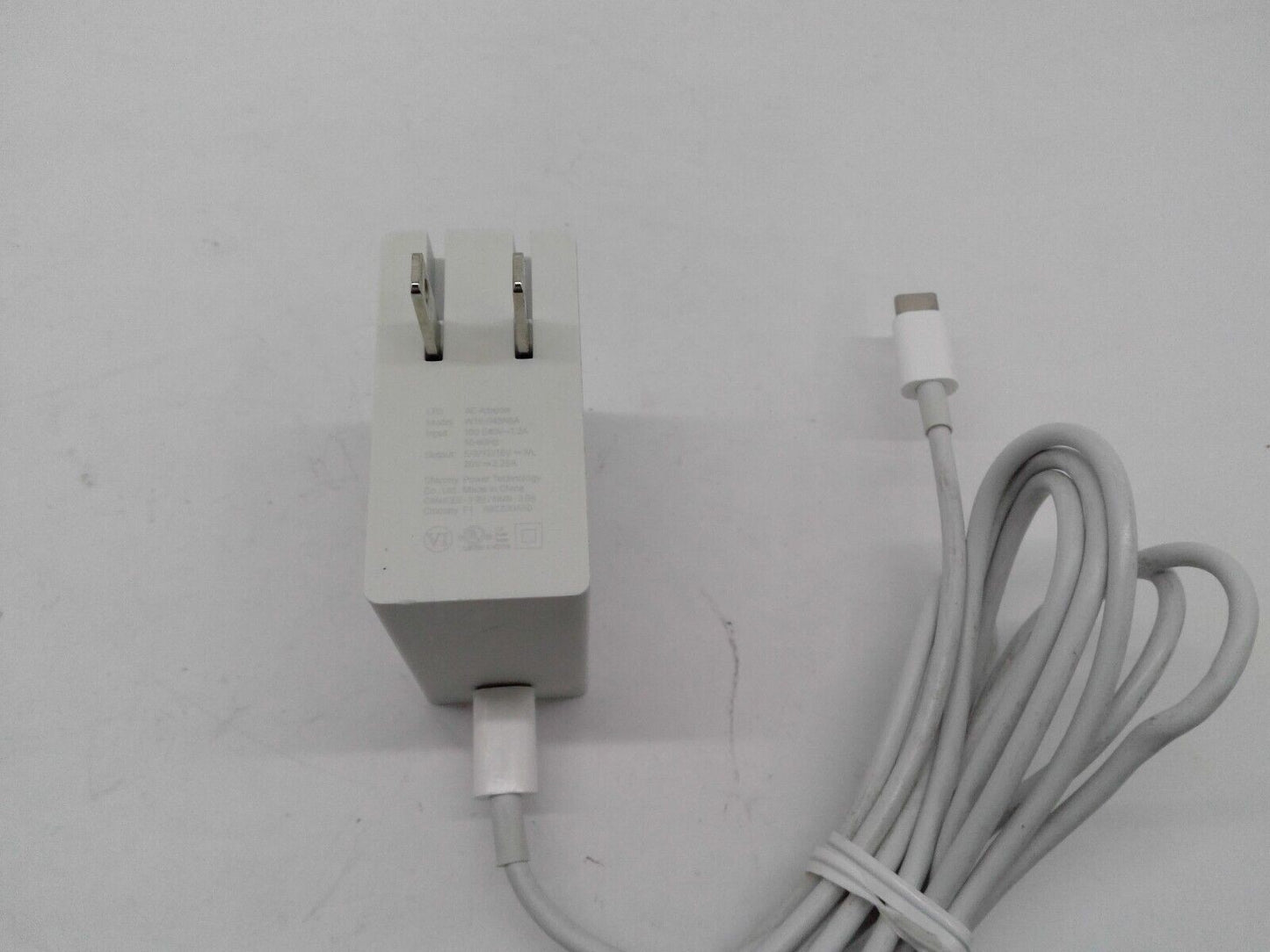 Genuine OEM Google Pixelbook 45W USB Type-C AC Adapter Charger W16-045N5A