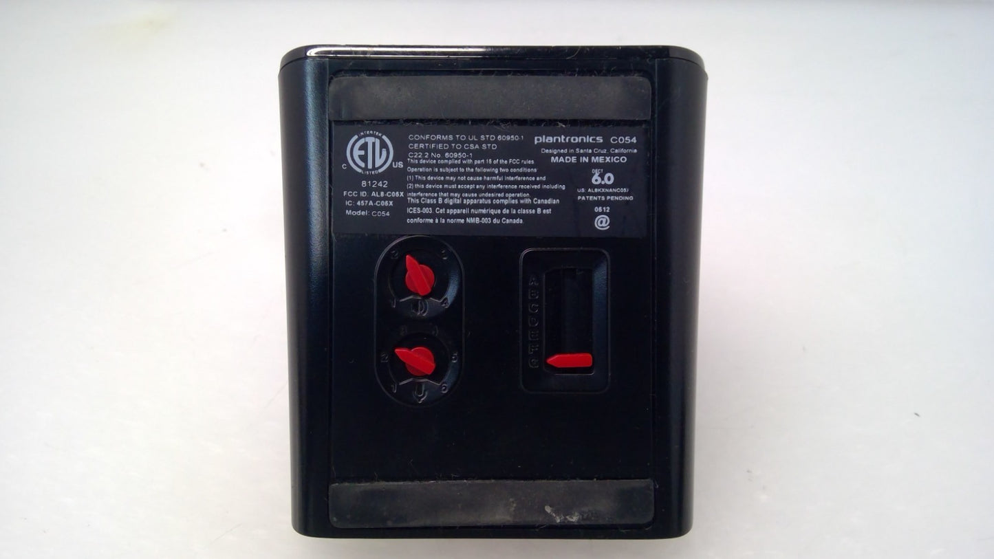 Plantronics C054 CS540 Base Station with Power Adapter & Telephone Cable Tested
