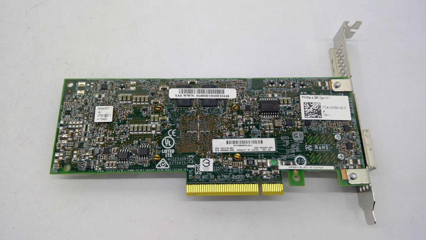 804405-B21 HPE Smart Array P408e-p SR Gen10 Controller 836270-001