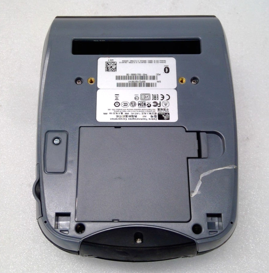 Zebra P4T Thermal Label Printer P4D-0UG00000-00 w/ Battery NO AC Adapter