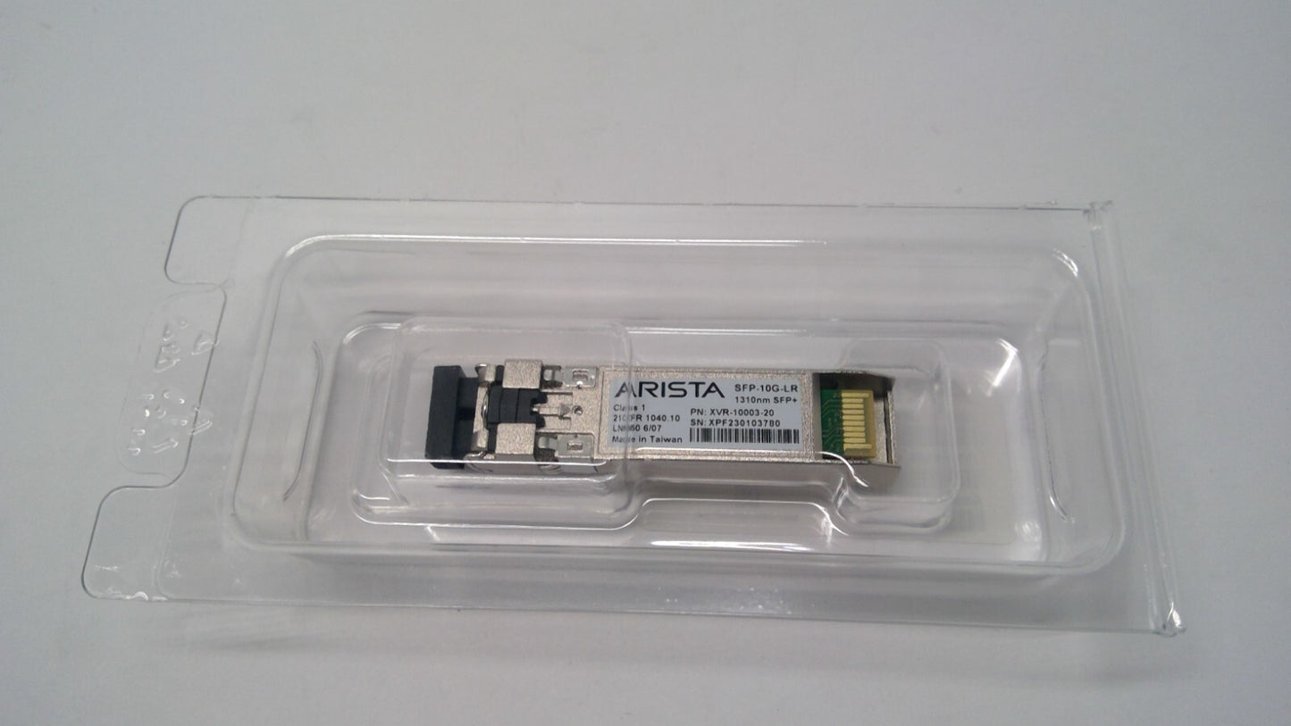NEW Genuine ARISTA SFP-10G-LR - 10GBASE-LR  XVR-10003-20 Transciever