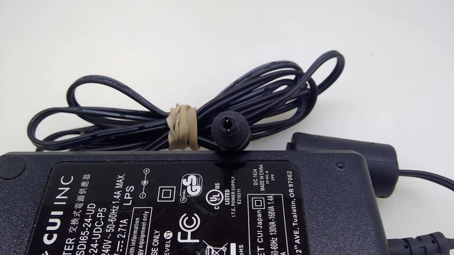 CUI Inc SDI65-24-UD AC Adapter 24V 2.71A 65W DC Power Supply