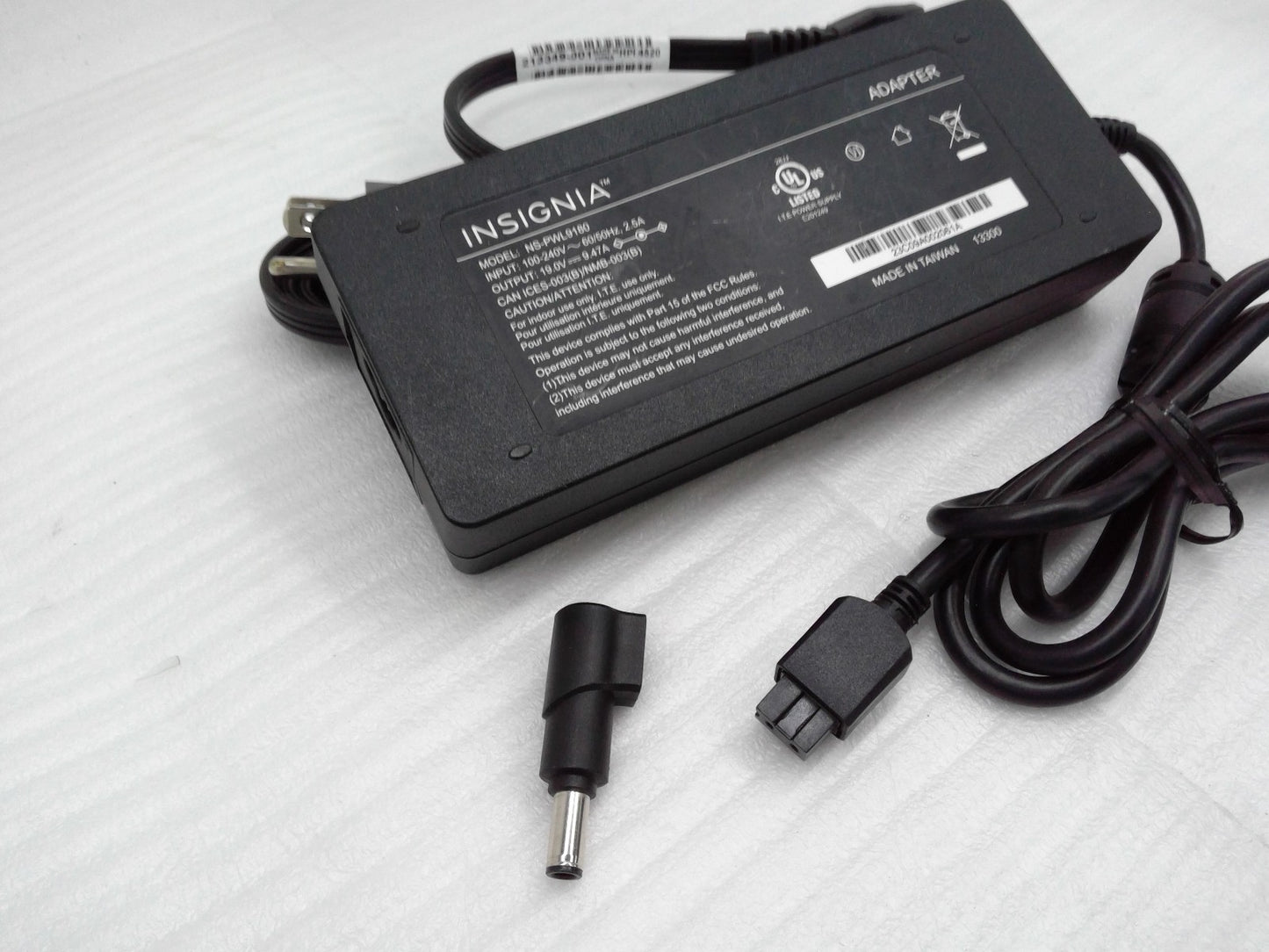 OEM Insignia 180W NS-PWL9180 AC Adapter 19V 9.47A 6.0 × 3.7mm Tip(Center Pin)
