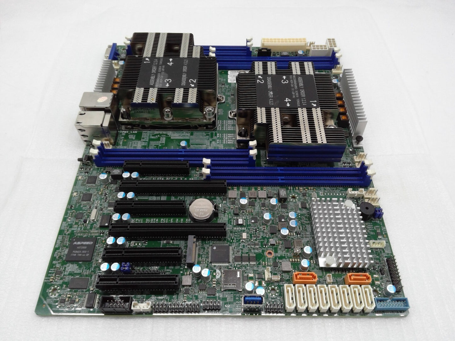 Supermicro X11DPL-I Motherboard Intel C621 Dual Socket LGA-3647 ATX + Heatsink