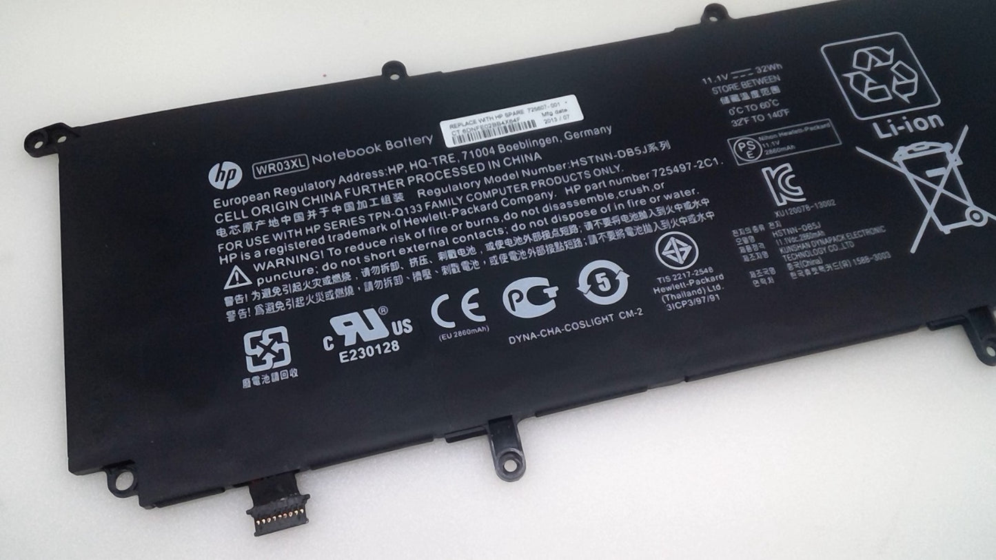 Genuine WR03XL Battery for HP Split X2 13-M000 13-M110DX TPN-Q133 HSTN-DB5J