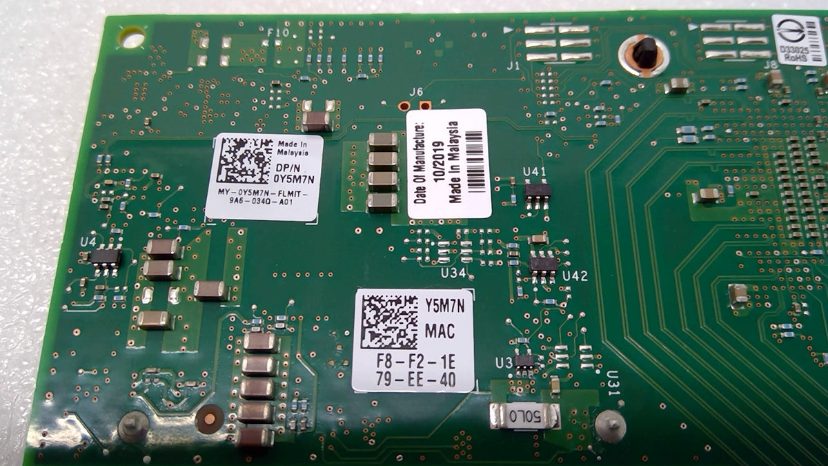 Dell 0Y5M7N 5N7Y5 Intel X710-DA2 2Port 10Gb CNA PCIe NIC Ethernet CARD W/2SFP+
