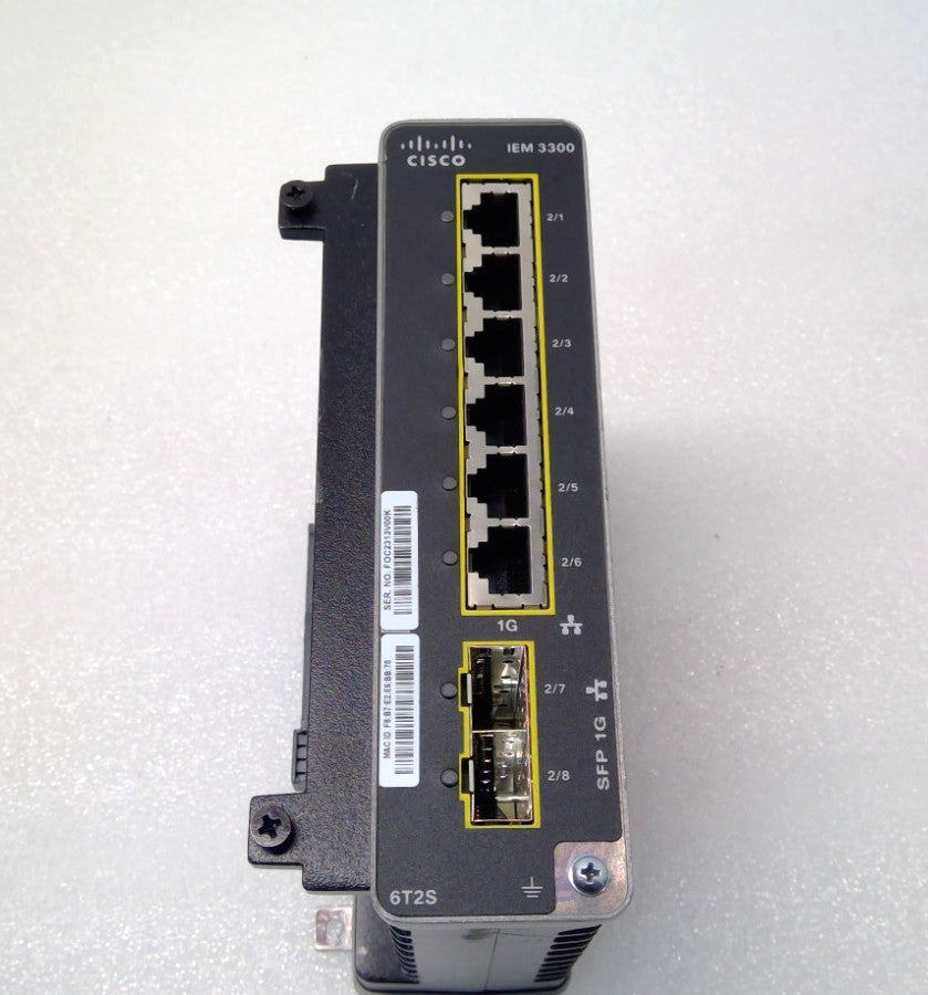 Cisco Catalyst IE3300 6xRJ45 2xSFP ports Expansion Switch Module IEM-3300-6T2S