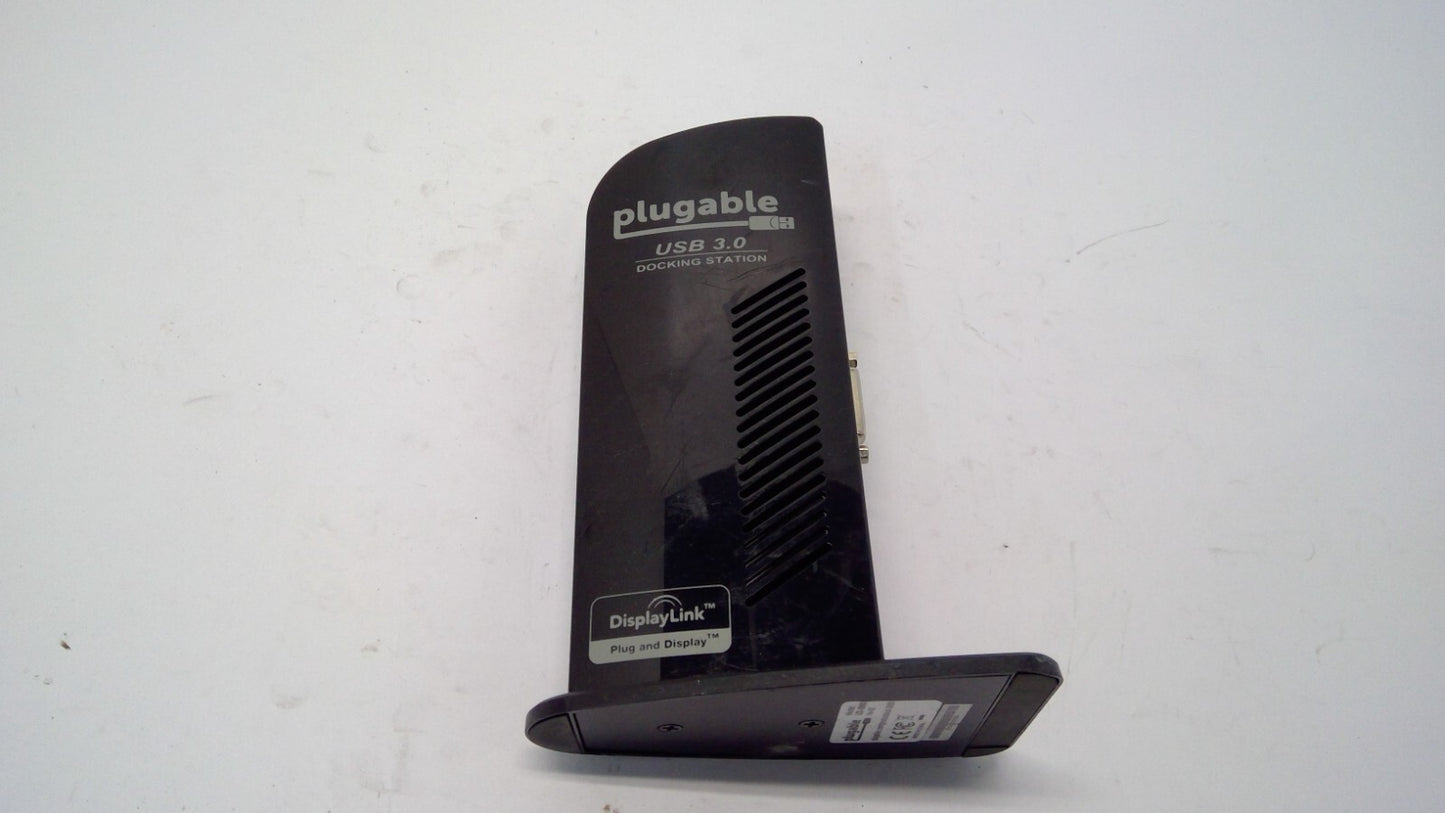 Plugable USB 3.0 Universal Laptop Docking Station Dual Monitor UD-3900 NO AC