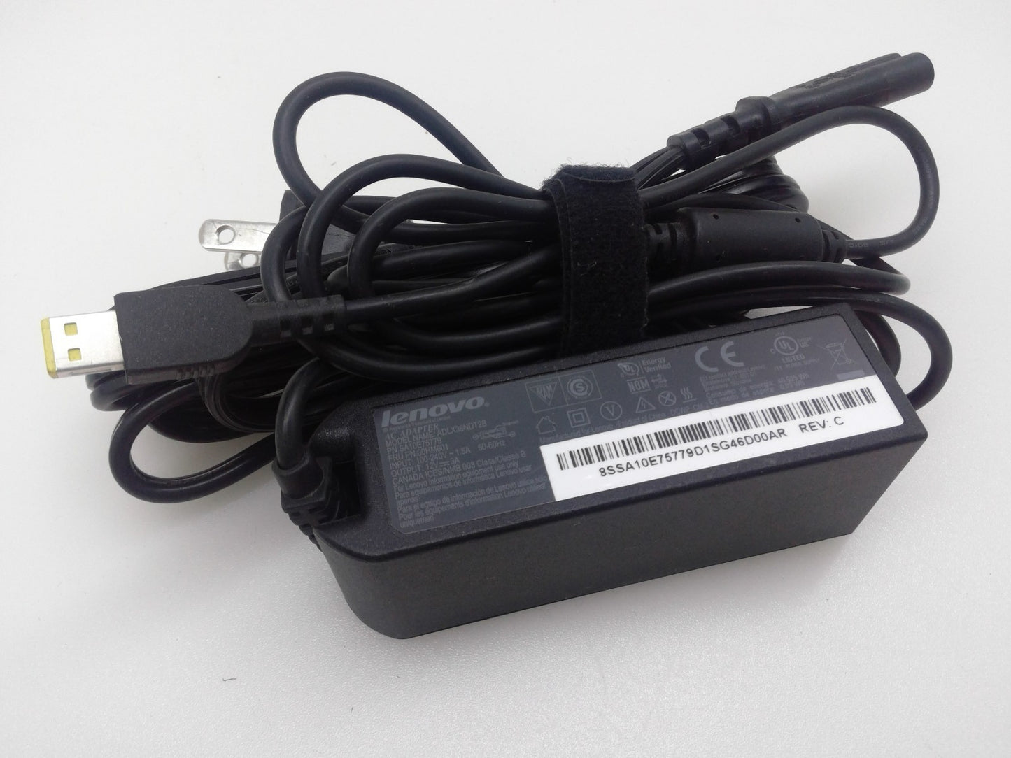Original Lenovo 36W 12V 3A Charger ThinkPad Tablet 10 Helix ADLX36NDT2B 00HM601