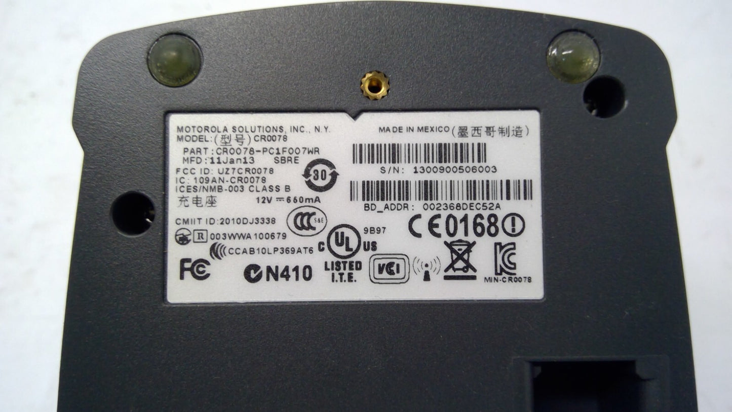 Zebra Technologies CR0078-PC1F007WR Scanner Base