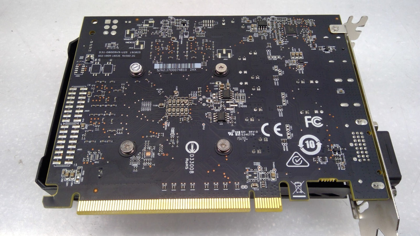 MSI GAMING AMD RADEON RX 560 AERO ITX 2GB GDDR5 OC GRAPHICS CARD