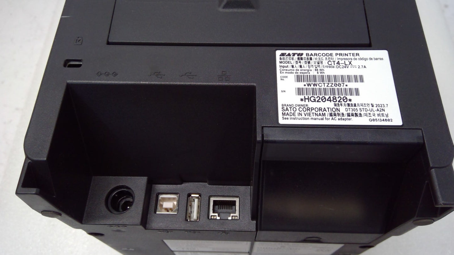 SATO CT4-LX Smart 4-inch Touchscreen business desktop thermal label printer-Read