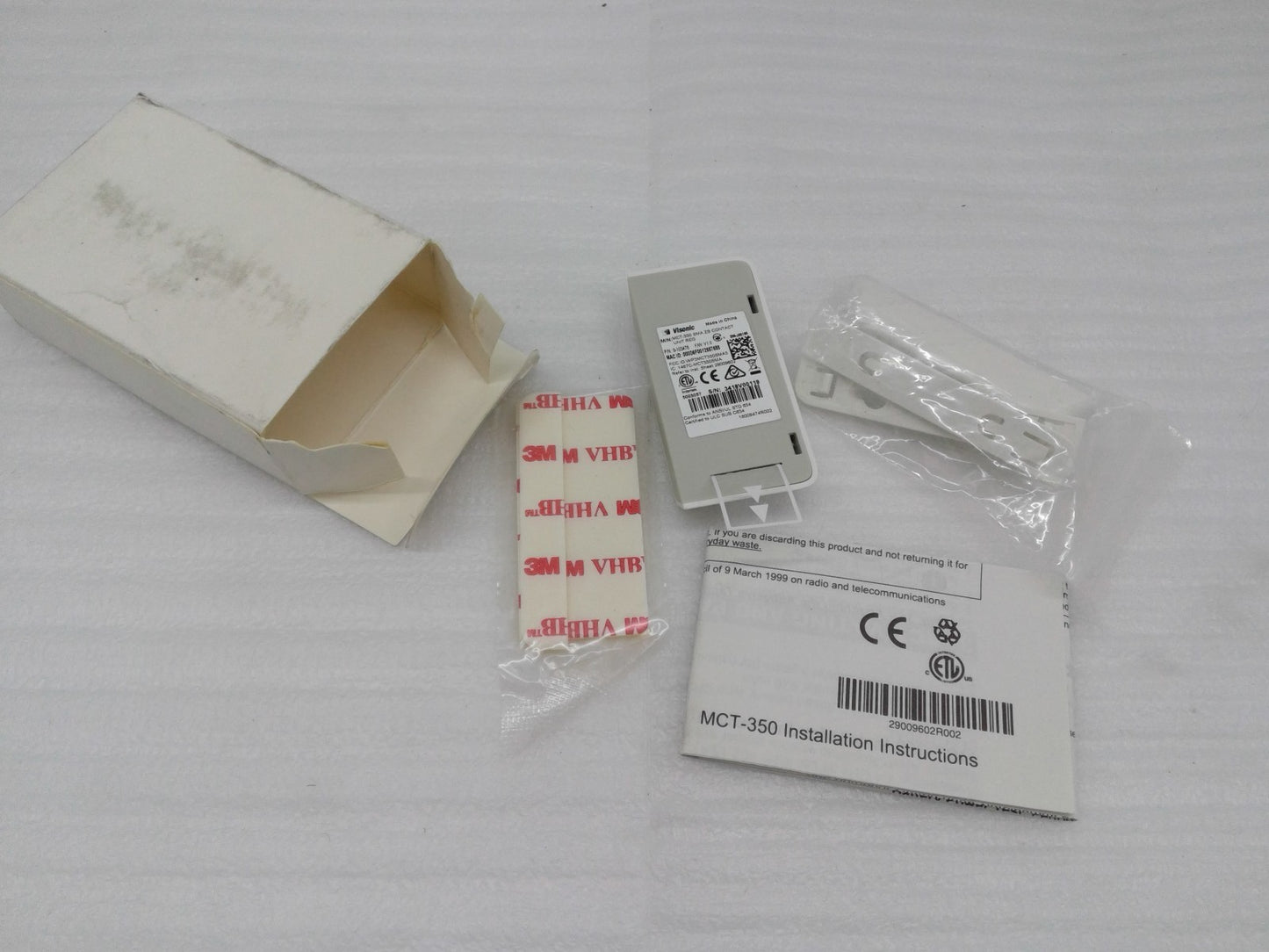 Visonic MCT-350 SMA (2.4 GHz) Wireless Slim Contact NA DIY WW Sensor