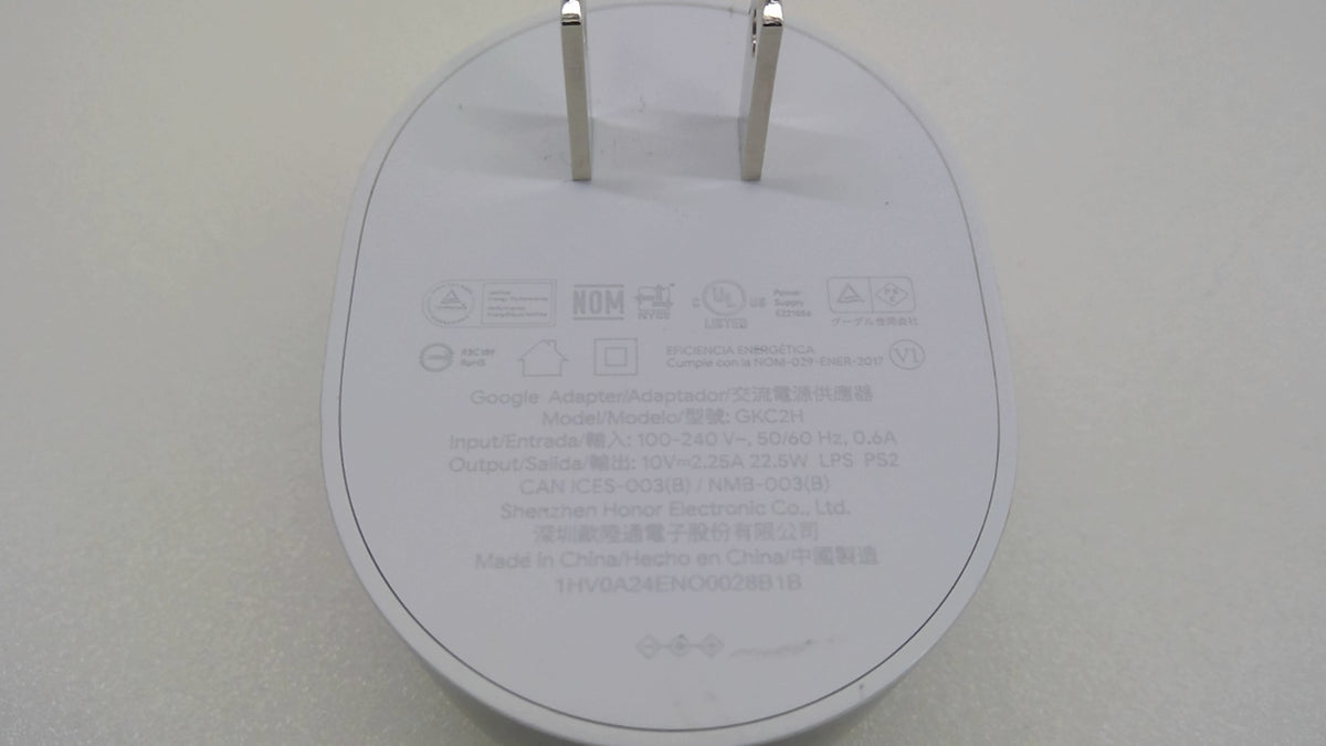 Genuine Google GKC2H Nest Wifi Pro Power Adapter 10V 2.25A 22.5W
