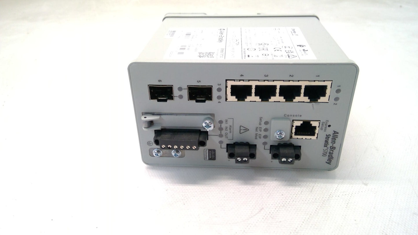Allen Bradley 1783-BMS06SL Stratix 5700 EtherNet Managed Switch