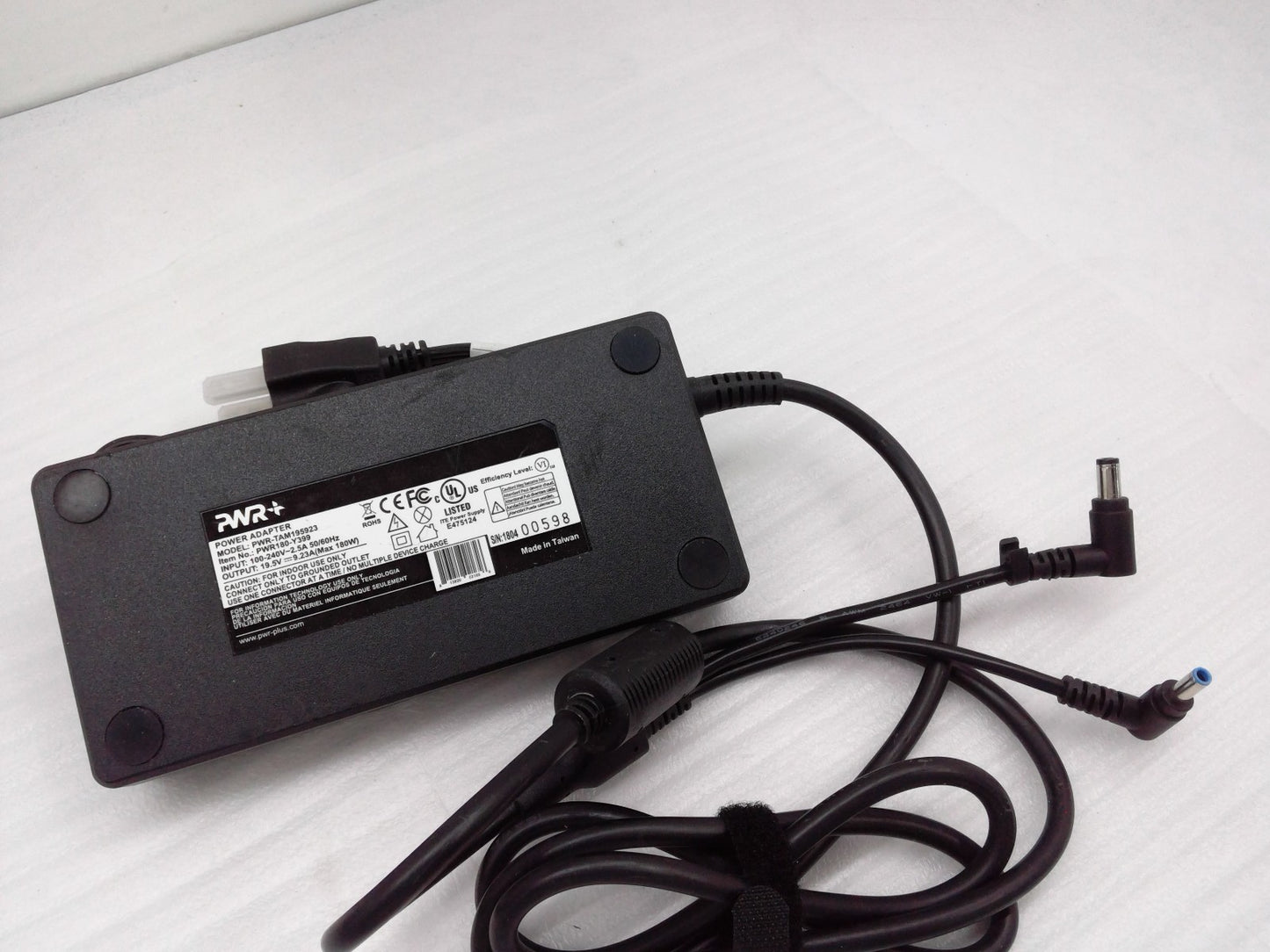 PWR+ 180W Power Adapter PWR-TAM1950923 for Acer Asus MSI Multiple Connectors