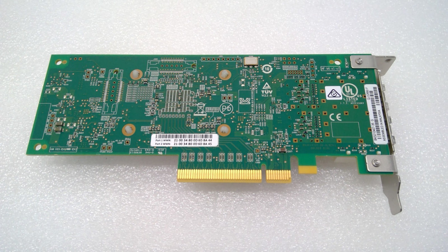 QLogic QLE2692-F Dual-Port 16Gb Fibre Channel HBA PCIe 3.0 x8